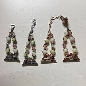 Elegant Multi-Color Beaded Apple Watch Bracelets